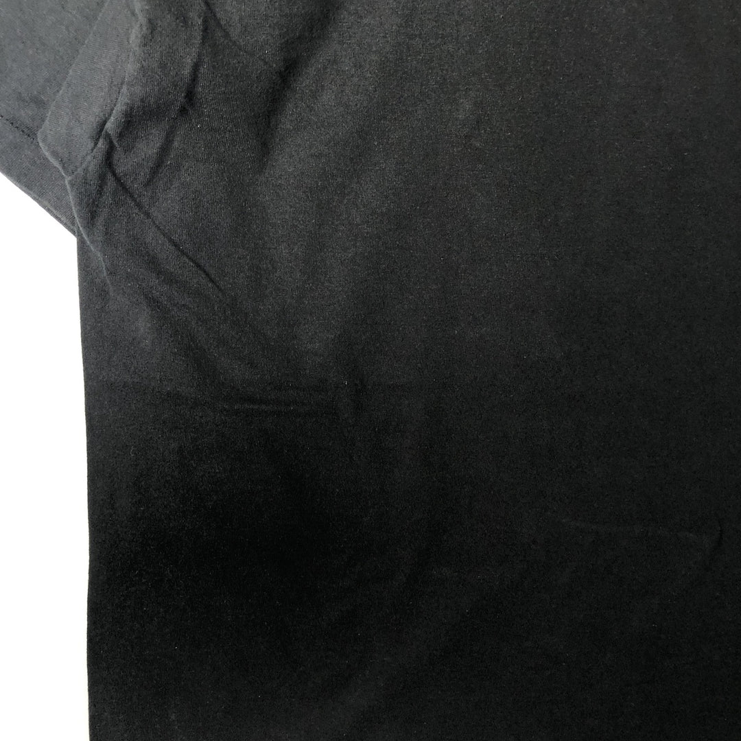 ~90'S STUART KATT Cat Pattern Art T-Shirt, Made in Canada, Men's Size L (approx.), Vintage cotton black type Vintage Second Hand