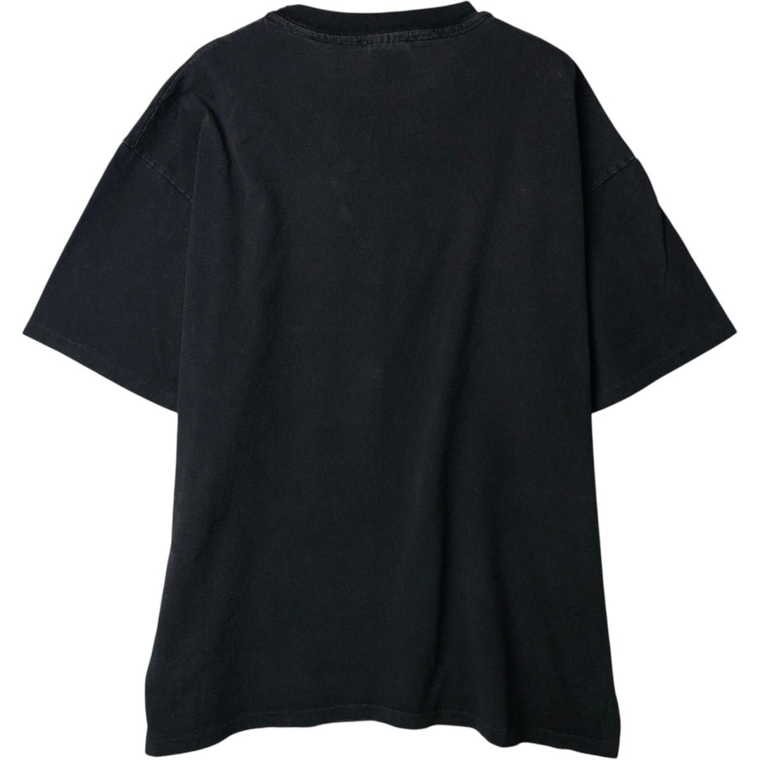 90'S Hanes Heavyweight Art T-Shirt, Men's XL equivalent, Vintage cotton black type Vintage Second Hand