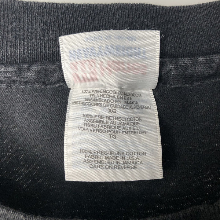 90'S Hanes Heavyweight Art T-Shirt, Men's XL equivalent, Vintage cotton black type Vintage Second Hand