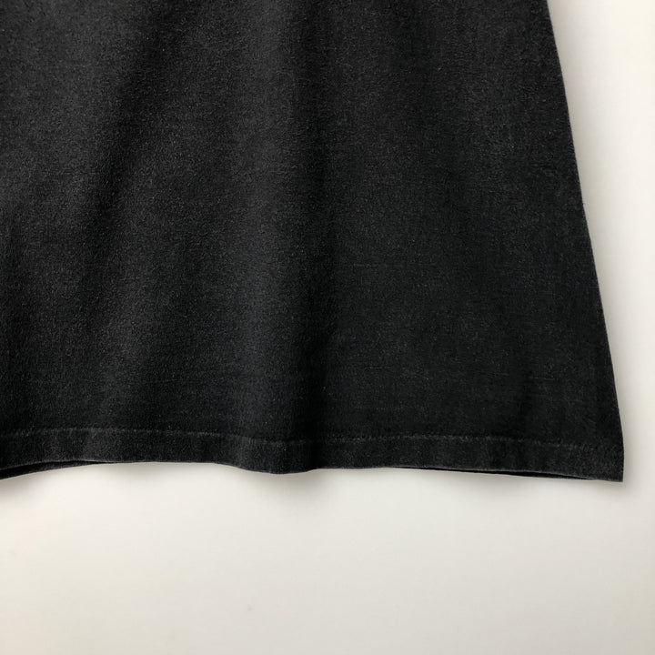 90'S Hanes Heavyweight Art T-Shirt, Men's XL equivalent, Vintage cotton black type Vintage Second Hand
