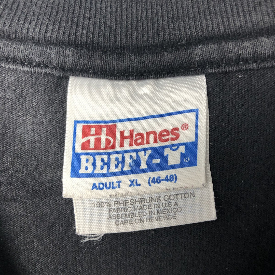 2000'S Hanes DAVE FAVILLE Art T-shirt, Men's XL (approx.) cotton black type Vintage Second Hand