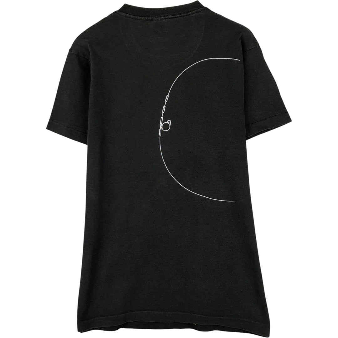 90'S Fruit of the Loom Art T-Shirt, Made in USA, Men's Size L (approx.), Vintage cotton black type Vintage Second Hand