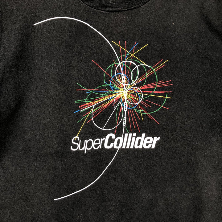 90'S Fruit of the Loom Art T-Shirt, Made in USA, Men's Size L (approx.), Vintage cotton black type Vintage Second Hand