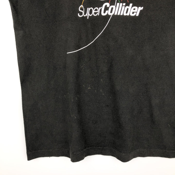 90'S Fruit of the Loom Art T-Shirt, Made in USA, Men's Size L (approx.), Vintage cotton black type Vintage Second Hand