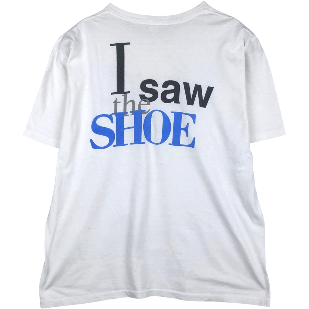 ~90'S HEAD sports print t-shirt, men's size XL equivalent, vintage. unclear white type Vintage Second Hand