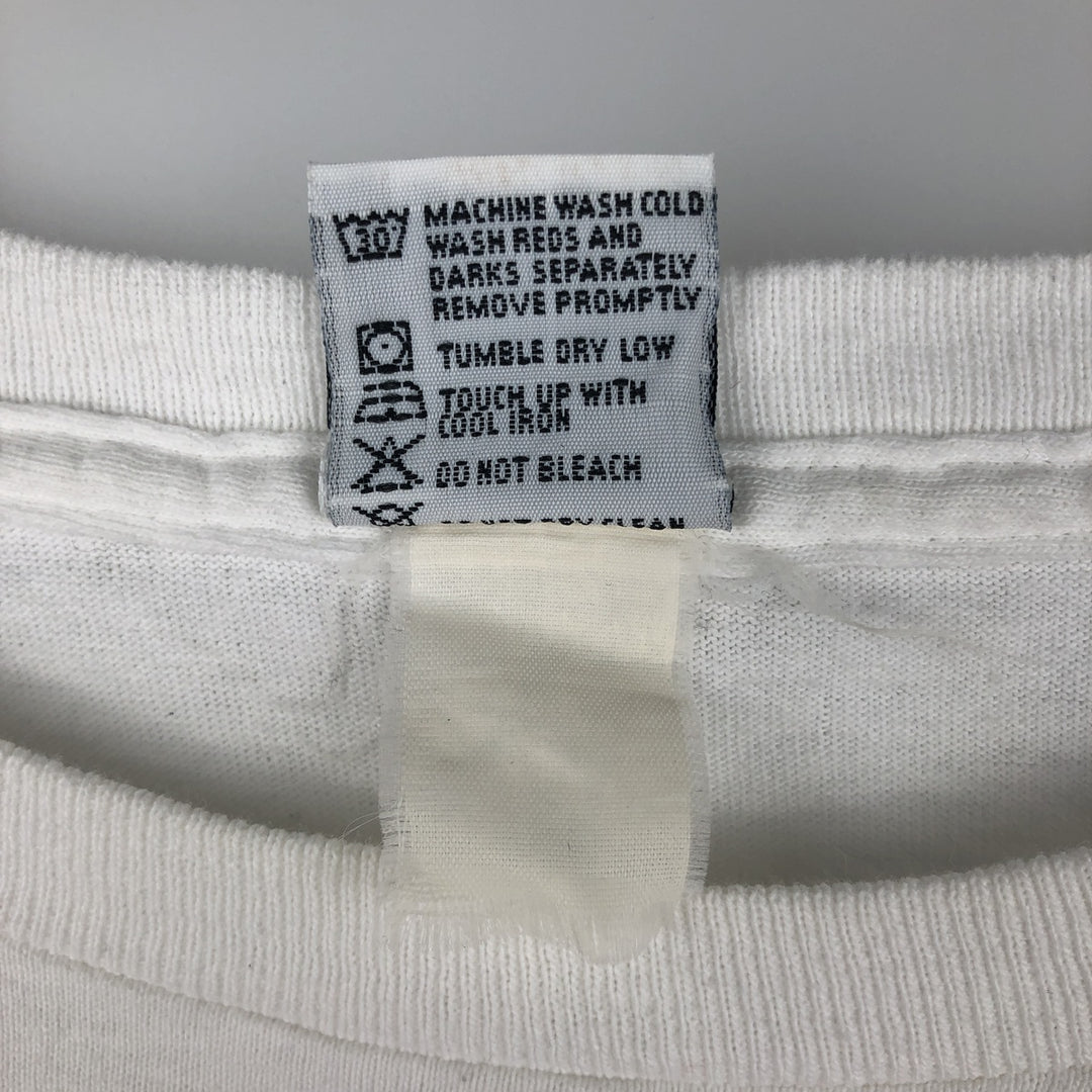 ~90'S HEAD sports print t-shirt, men's size XL equivalent, vintage. unclear white type Vintage Second Hand