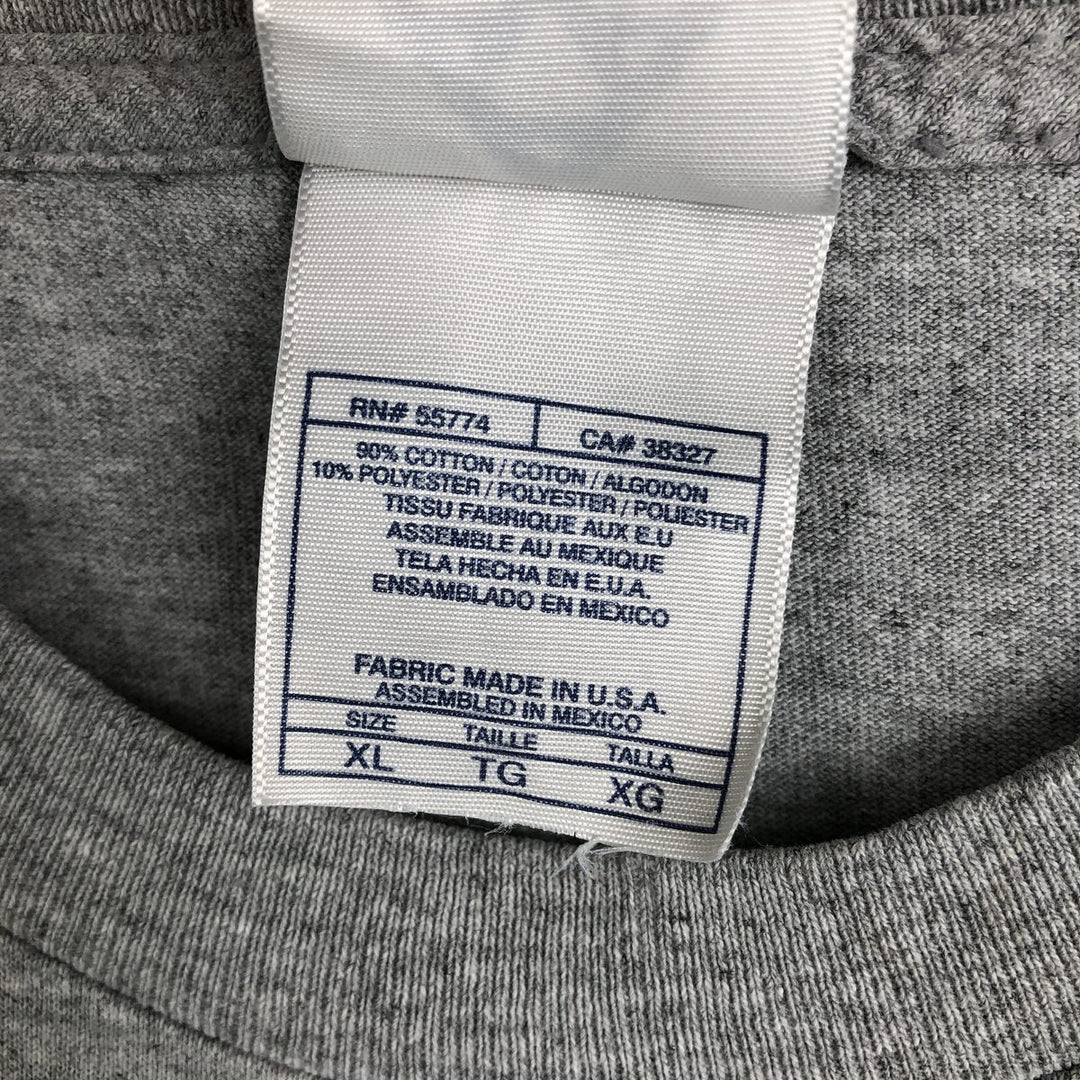 ALSTYLE College T-shirt, Men's XL equivalent cotton gray type Vintage Second Hand
