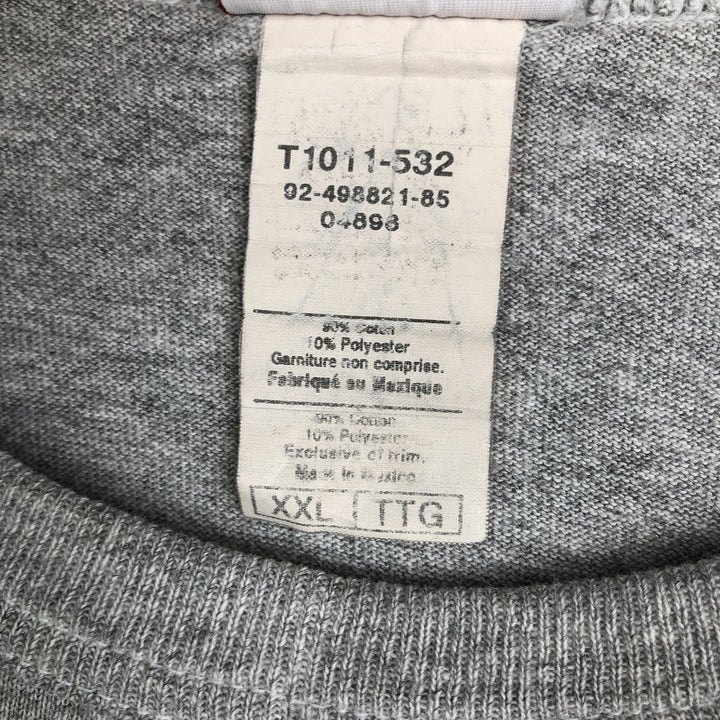 Champion Authentic Athletic Apparel College T-Shirt, Men's Size XXL (approx.) cotton gray type Vintage Second Hand
