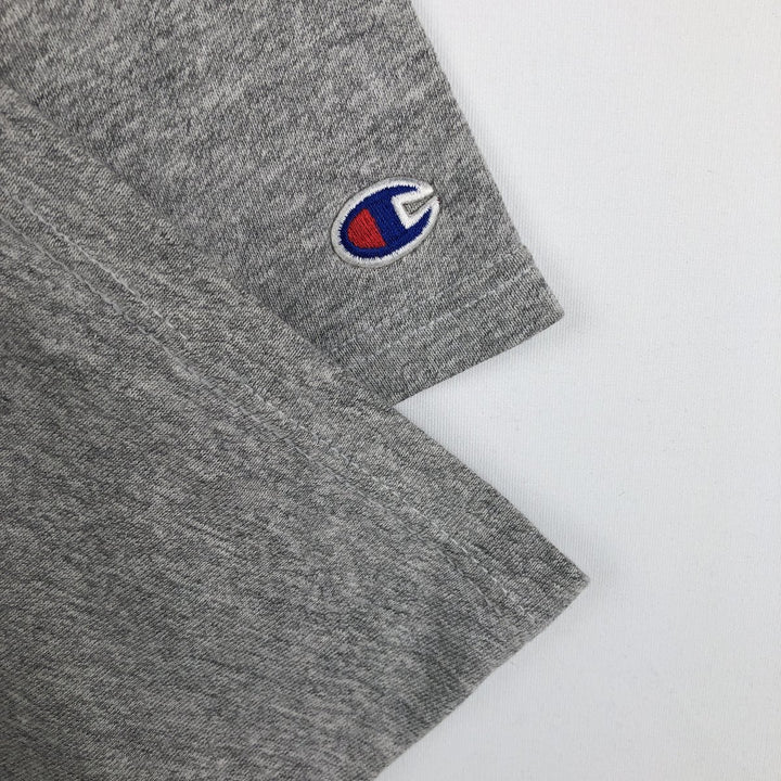 Champion Authentic Athletic Apparel College T-Shirt, Men's Size XXL (approx.) cotton gray type Vintage Second Hand