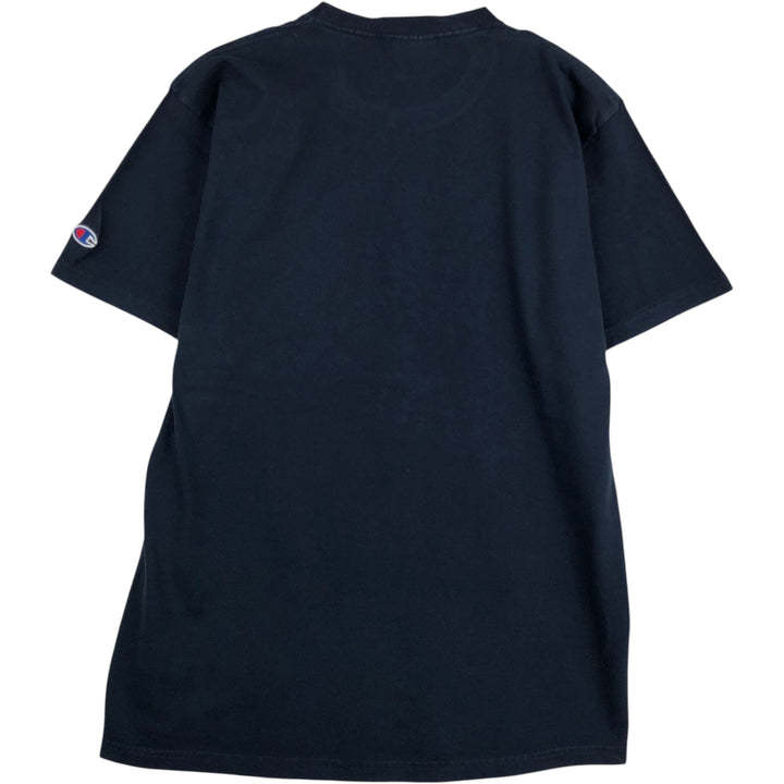 2000'S Champion Authentic Athletic Apparel Yale University College T-shirt, Men's Size L (approx.) cotton navy blue type Vintage Second Hand