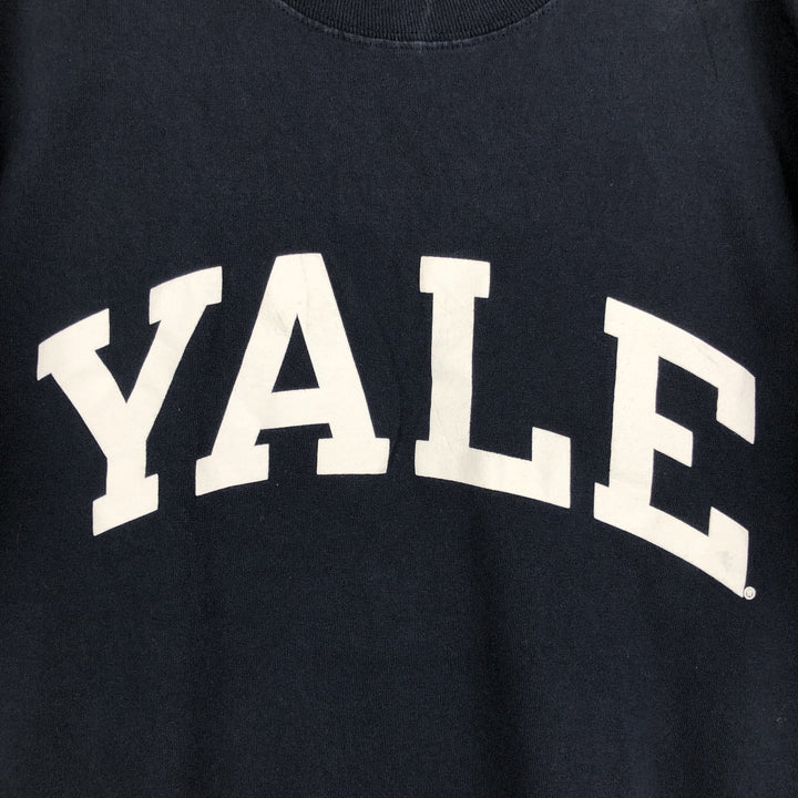 2000'S Champion Authentic Athletic Apparel Yale University College T-shirt, Men's Size L (approx.) cotton navy blue type Vintage Second Hand