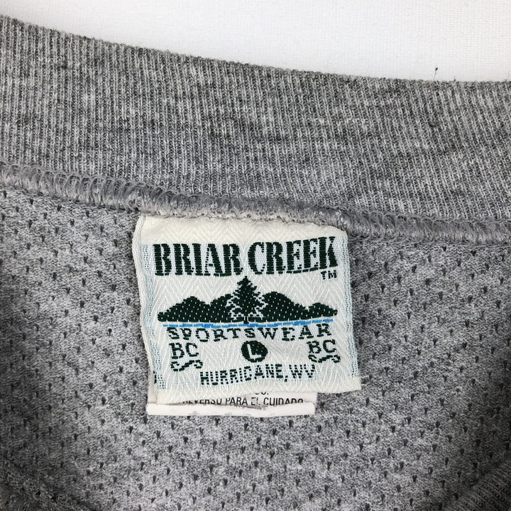 90'S Briar Creek Notre Dame University College T-shirt, Made in USA, Men's Size L (approx.), Vintage cotton gray type Vintage Second Hand