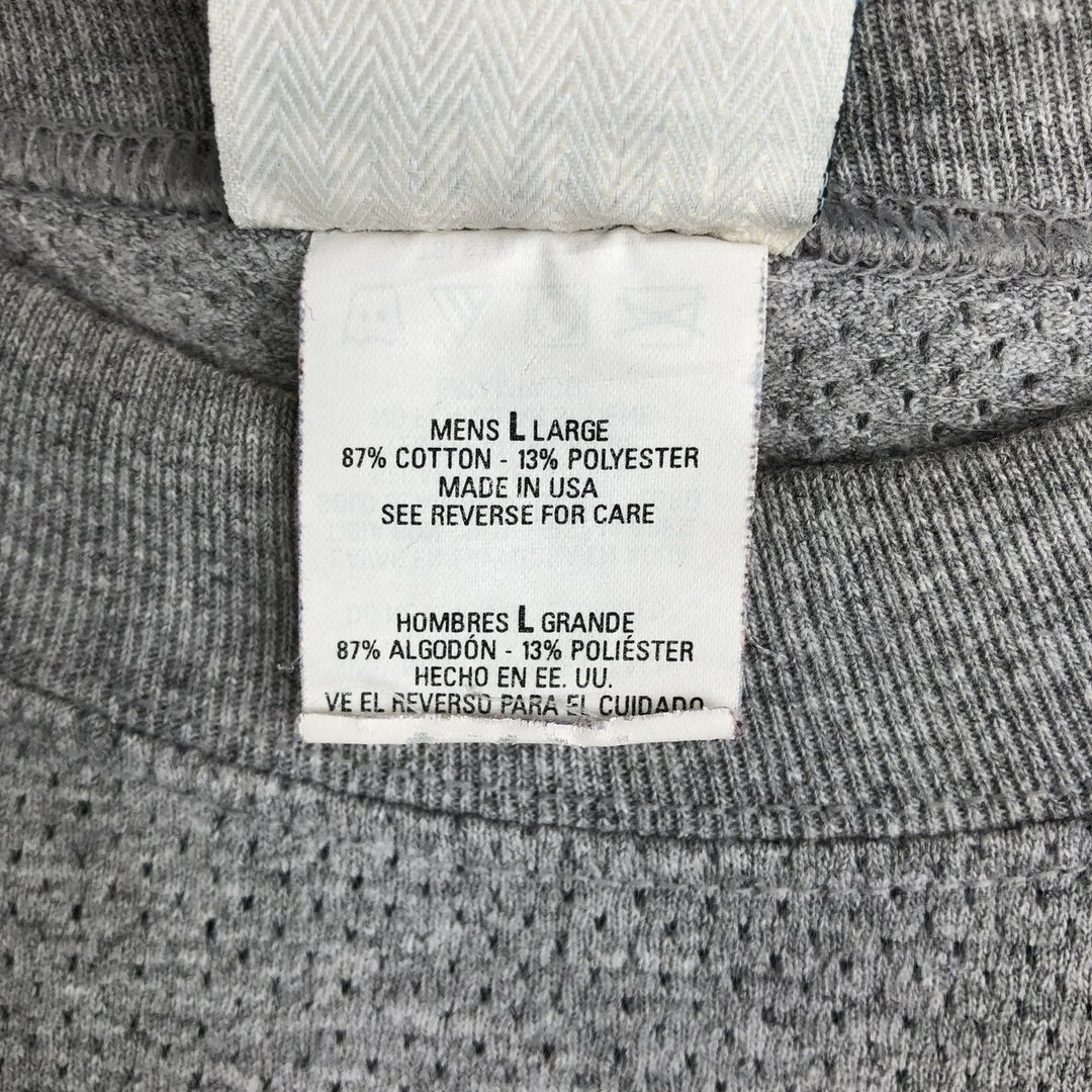 90'S Briar Creek Notre Dame University College T-shirt, Made in USA, Men's Size L (approx.), Vintage cotton gray type Vintage Second Hand