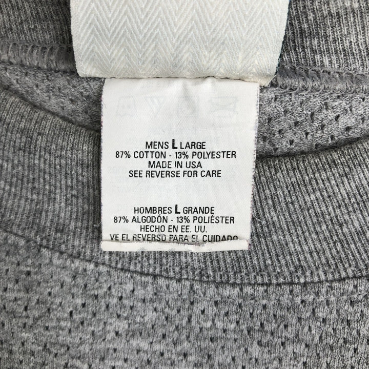 90'S Briar Creek Notre Dame University College T-shirt, Made in USA, Men's Size L (approx.), Vintage cotton gray type Vintage Second Hand
