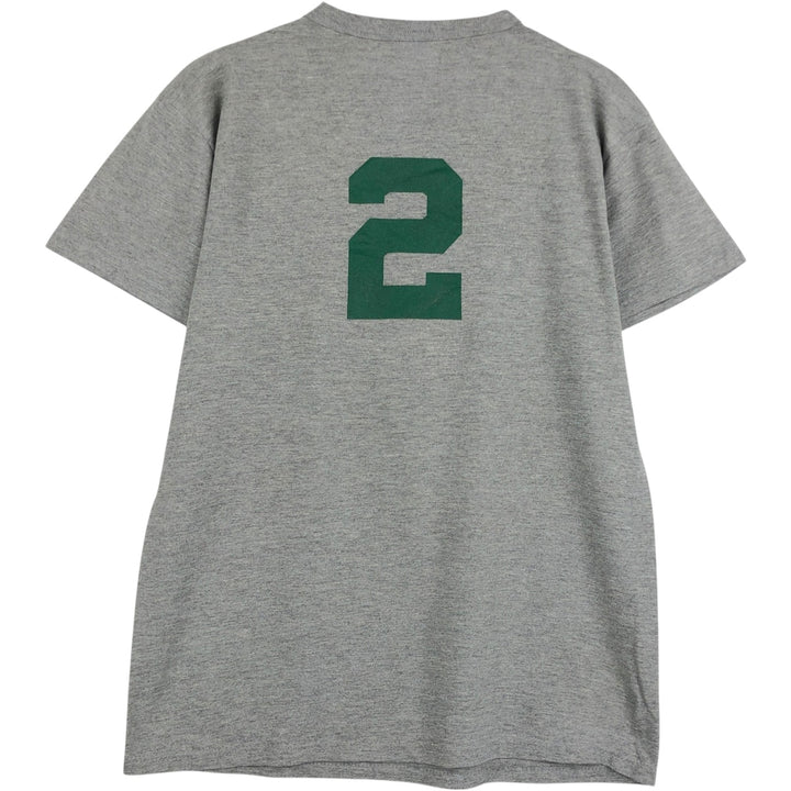 90'S Russell College T-shirt, Made in USA, Men's Size S (approx.), Vintage polyester gray type Vintage Second Hand