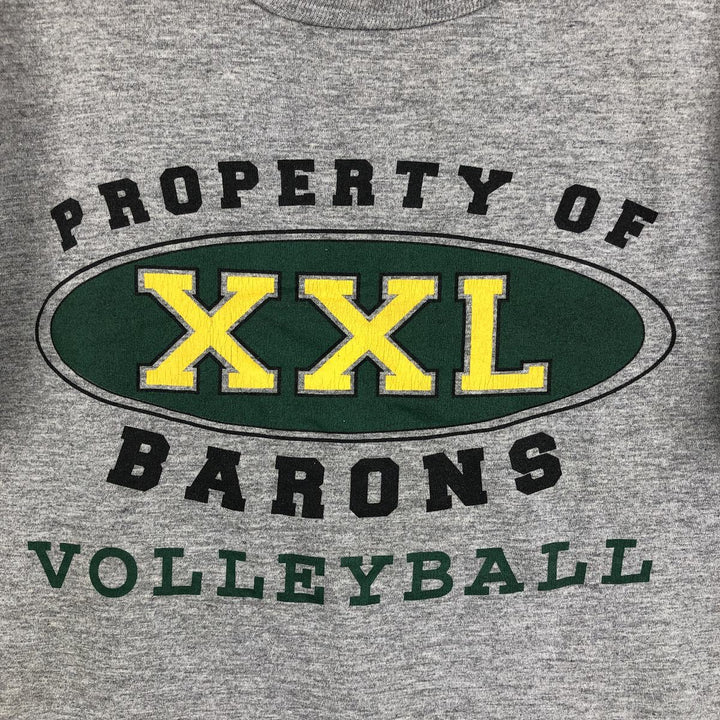 90'S Russell College T-shirt, Made in USA, Men's Size S (approx.), Vintage polyester gray type Vintage Second Hand