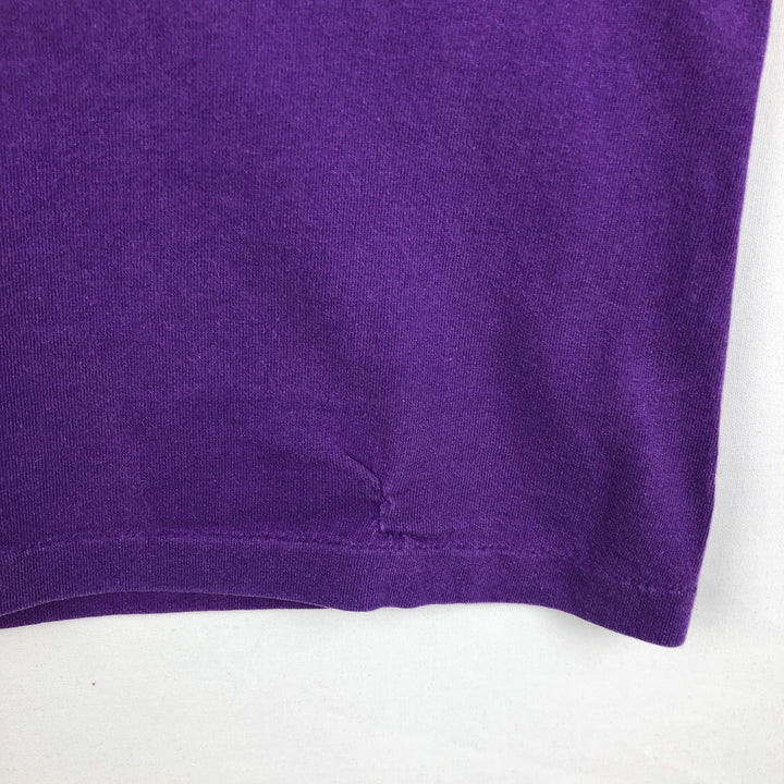 90'S EAGLE USA Football T-shirt, Made in USA, Men's XL equivalent, Vintage cotton purple type Vintage Second Hand
