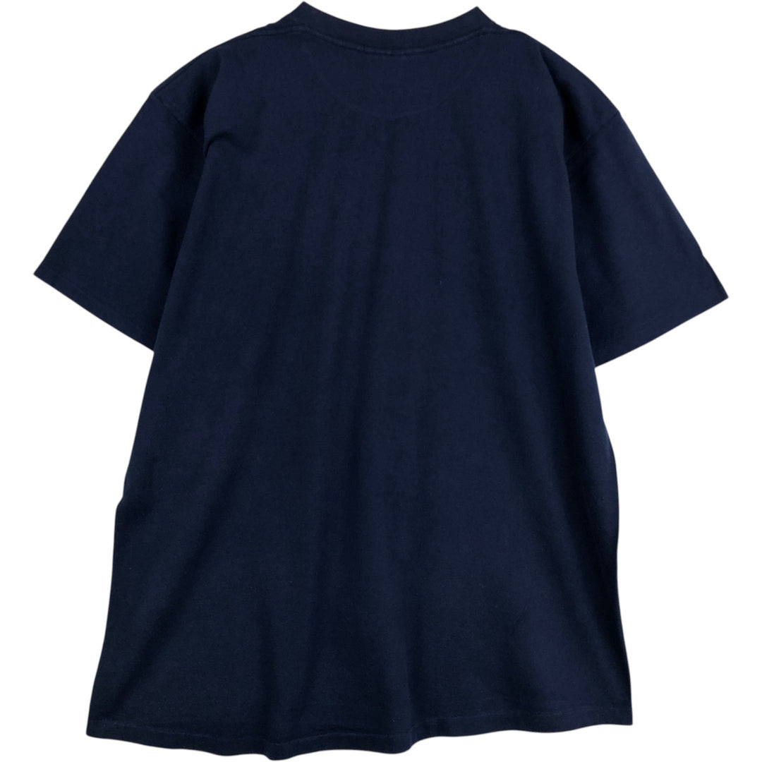 ~90'S MICHIGAN University of Michigan College T-shirt, Men's XL equivalent, Vintage cotton navy blue type Vintage Second Hand