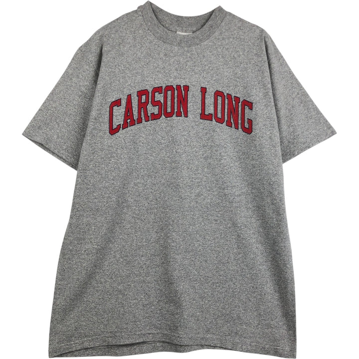 ~90'S The Cotton Exchange College T-shirt, Made in USA, Men's Size L (approx.), Vintage cotton gray type Vintage Second Hand