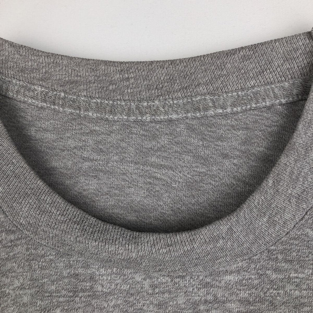 ~90'S Vintage Printed T-shirt, Men's S size unclear gray type Vintage Second Hand