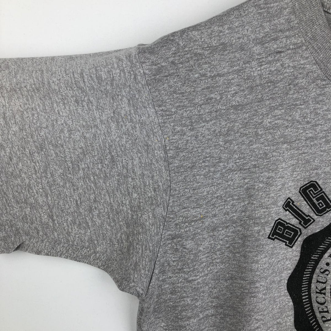 ~90'S Vintage Printed T-shirt, Men's S size unclear gray type Vintage Second Hand