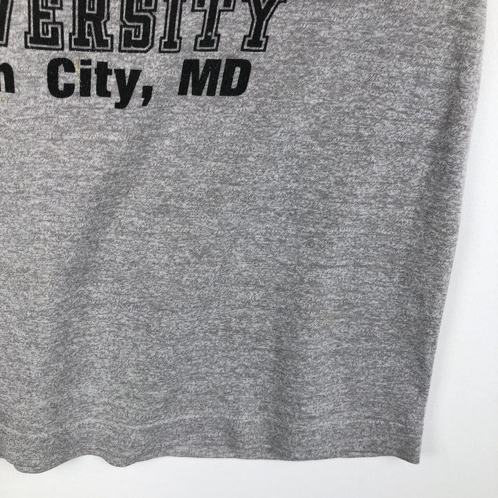 ~90'S Vintage Printed T-shirt, Men's S size unclear gray type Vintage Second Hand