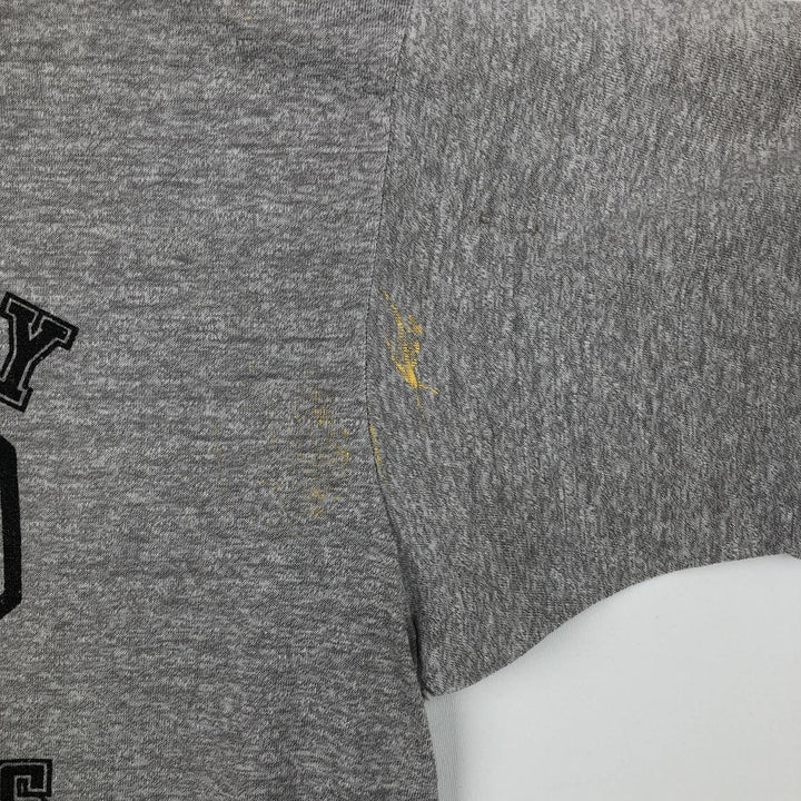 ~90'S Vintage Printed T-shirt, Men's S size unclear gray type Vintage Second Hand