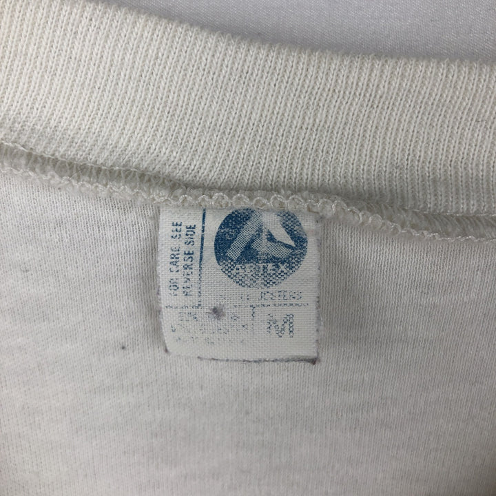 80'S ARTEX FIGHTIN' IRISH Notre Dame University Fighting Irish Five-quarter sleeve football t-shirt, men's size M equivalent. unclear white type Vintage Second Hand