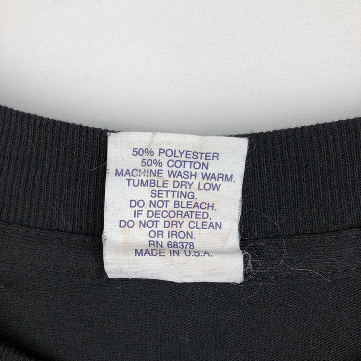 ~90'S Tennessee River HARVARD Harvard University College T-shirt, Made in USA, Men's XL equivalent, Vintage polyester black type Vintage Second Hand