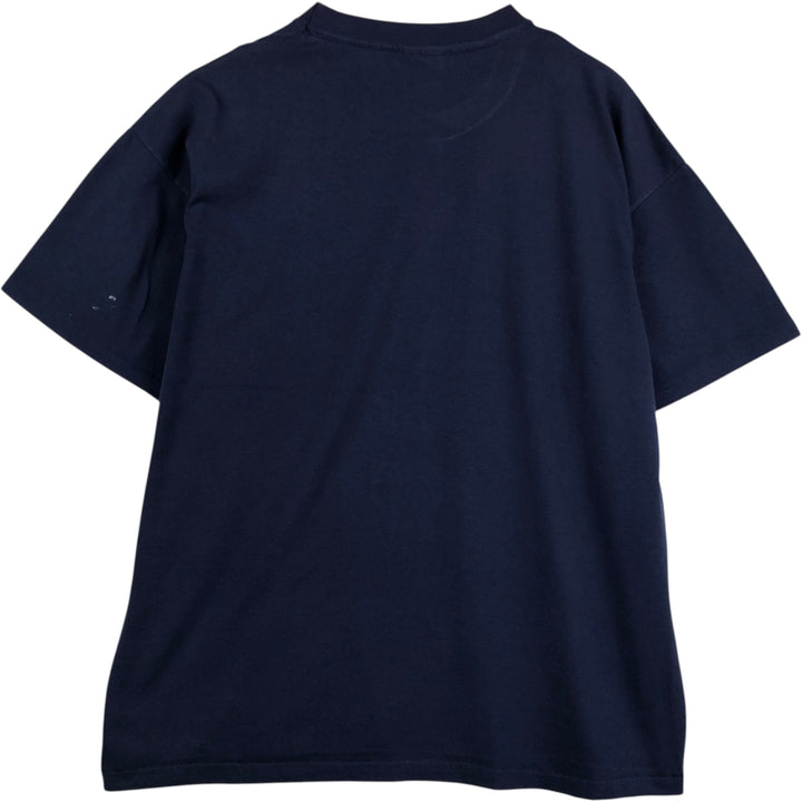 90'S Hanes HEAVYWEIGHT 50 cotton navy blue type Vintage Second Hand