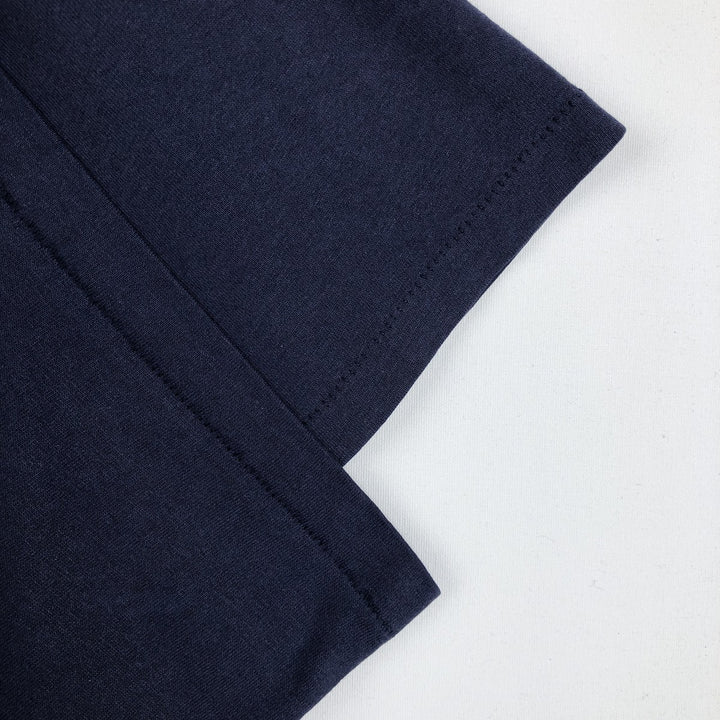 90'S Hanes HEAVYWEIGHT 50 cotton navy blue type Vintage Second Hand