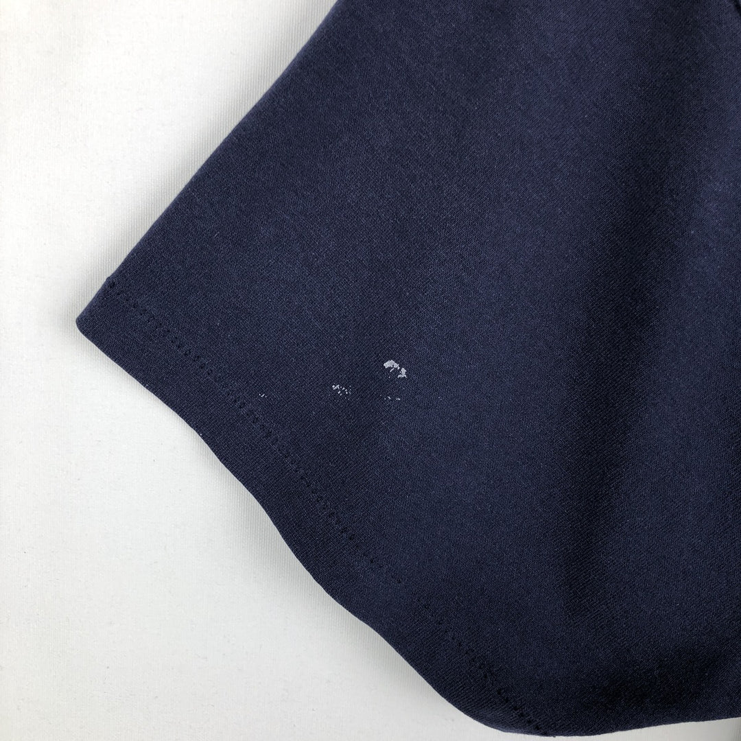 90'S Hanes HEAVYWEIGHT 50 cotton navy blue type Vintage Second Hand