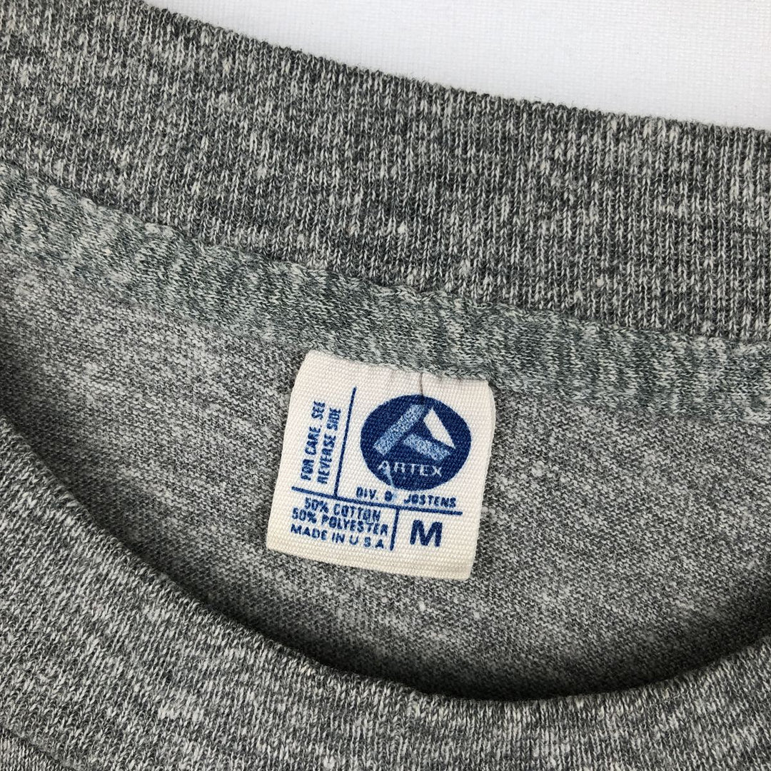 70'S ARTEX College T-Shirt, Made in USA, Men's Size M (Equivalent), Vintage cotton gray type Vintage Second Hand