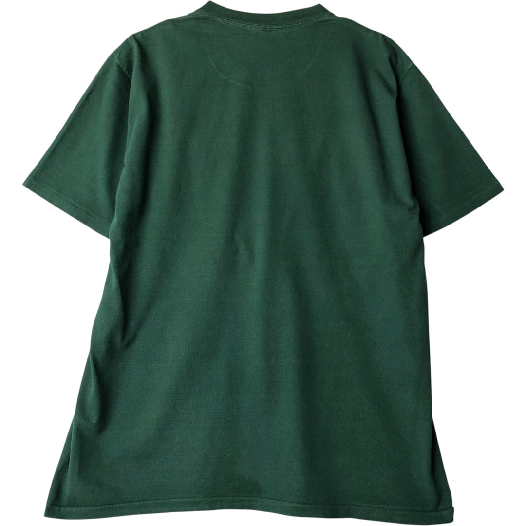 90'S Jansport Dartmouth College T-shirt, Made in USA, Men's XL equivalent, Vintage cotton Green type dark green Vintage Second Hand