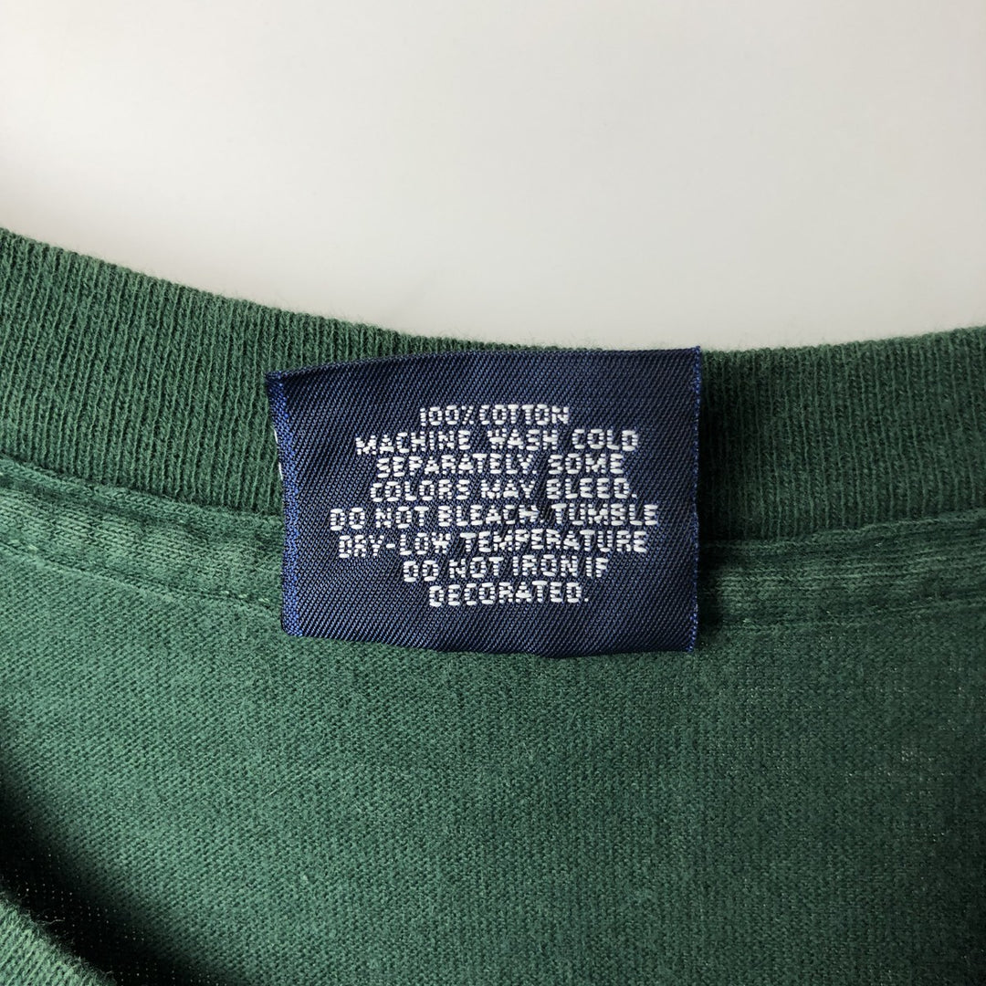 90'S Jansport Dartmouth College T-shirt, Made in USA, Men's XL equivalent, Vintage cotton Green type dark green Vintage Second Hand