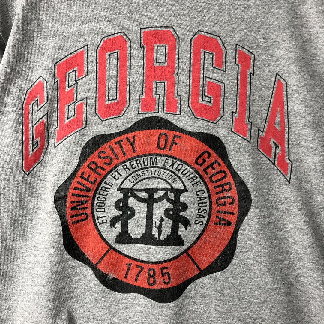 90'S Sofie College T-Shirt, Made in USA, Men's XL equivalent, Vintage cotton gray type Vintage Second Hand