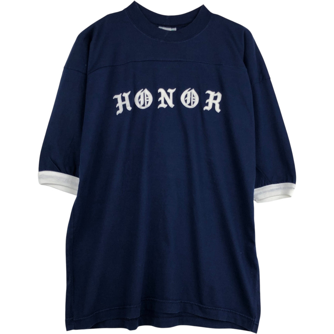 GATOR Football T-shirt, Men's XL (approx.) polyester navy blue type Vintage Second Hand