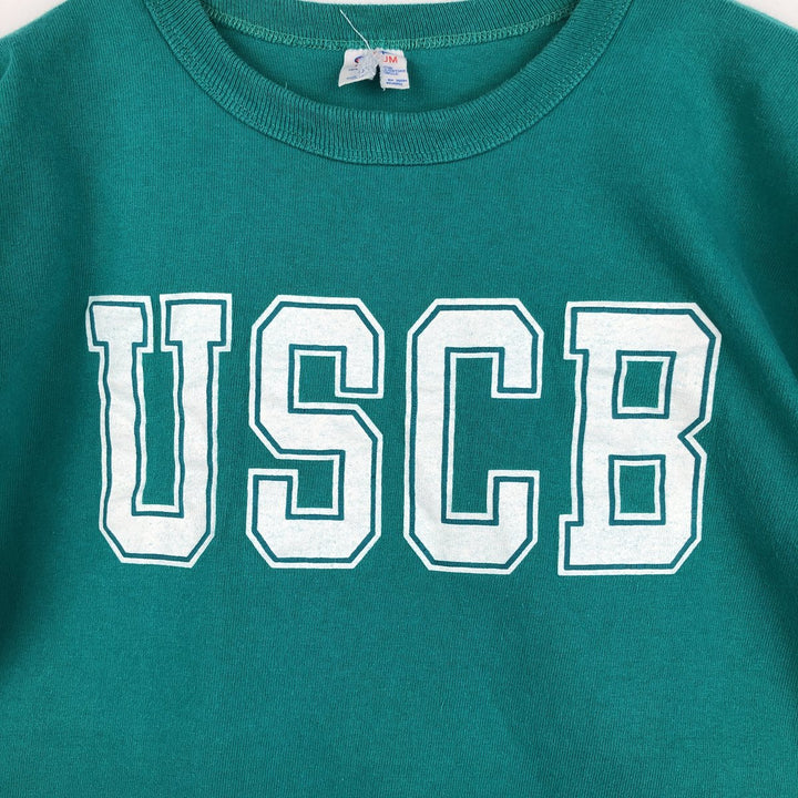 90'S Champion Tricolor Tag Sports T-Shirt, Men's Size M (Equivalent), Vintage cotton green type Vintage Second Hand