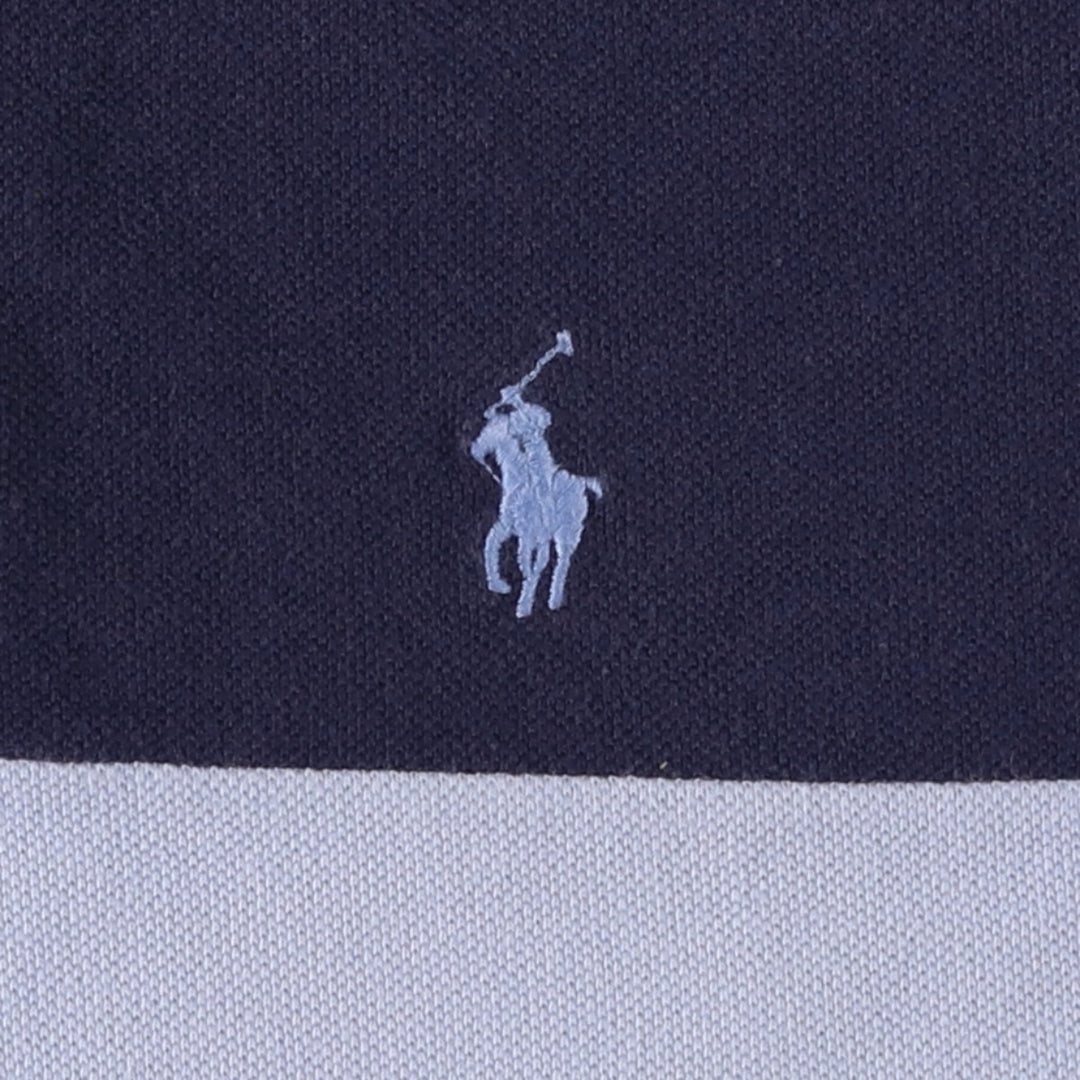 Ralph Lauren RALPH LAUREN SPORT Short-Sleeve Polo Shirt, Women's Size M (approx.) cotton navy blue type Vintage Second Hand