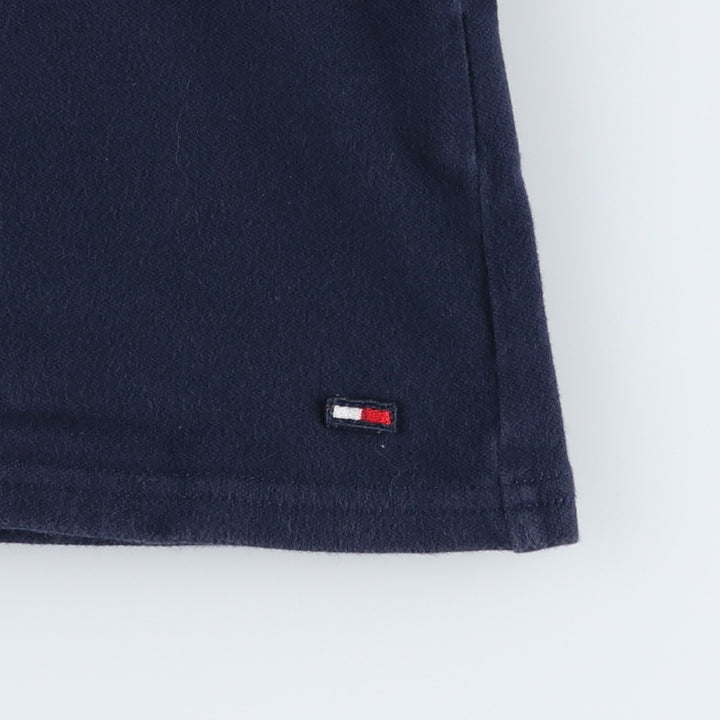 Tommy Hilfiger TOMMY GIRL short-sleeved polo shirt, women's size S (approx.) cotton navy blue type Vintage Second Hand