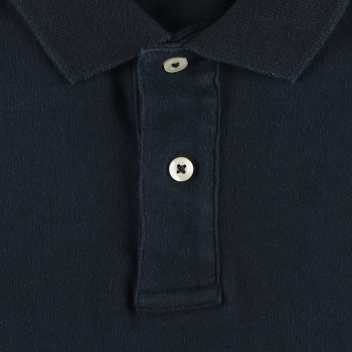 Ralph Lauren RALPH LAUREN SPORT SLIM FIT Short-Sleeve Polo Shirt, Women's Size L (approx.) cotton black type Vintage Second Hand