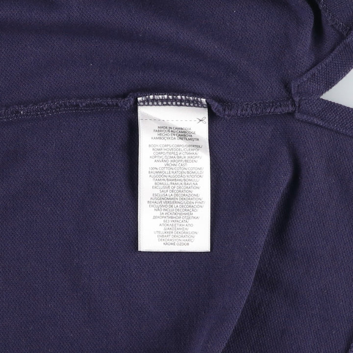 Ralph Lauren POLO RALPH LAUREN CLASSIC FIT Big Pony Short-Sleeve Polo Shirt (Women's Size S) cotton navy blue type Vintage Second Hand
