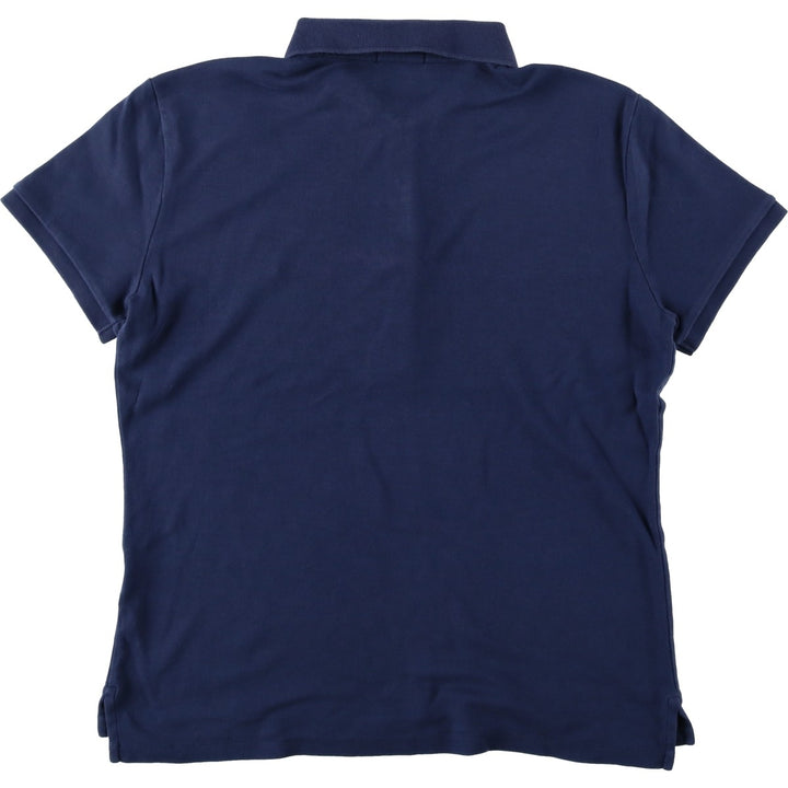 Ralph Lauren POLO RALPH LAUREN Short-Sleeve Polo Shirt, Women's Size XL (approx.) unclear navy blue type Vintage Second Hand