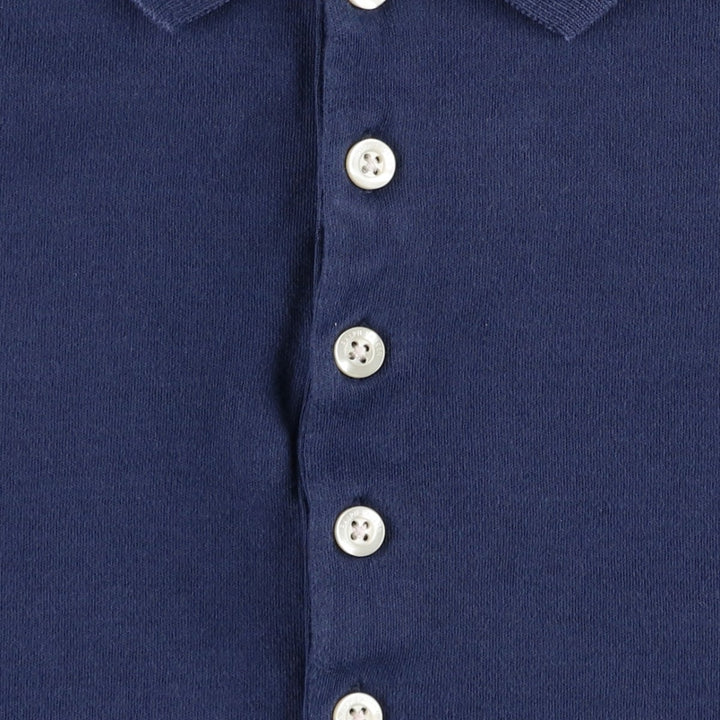Ralph Lauren POLO RALPH LAUREN Short-Sleeve Polo Shirt, Women's Size XL (approx.) unclear navy blue type Vintage Second Hand