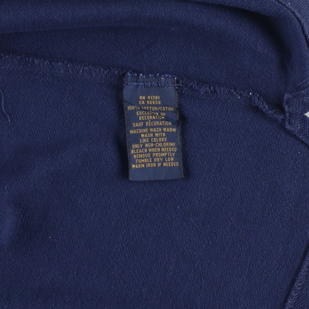 Ralph Lauren POLO RALPH LAUREN THE SKINNY POLO Big Pony Short-Sleeve Polo Shirt Women's Size L (approx.) cotton navy blue type Vintage Second Hand