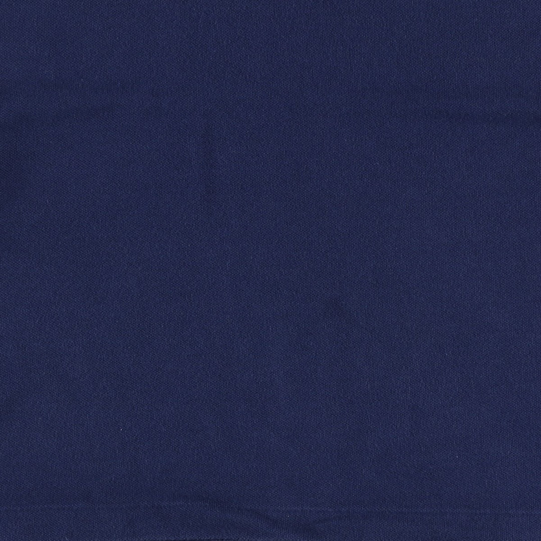 Ralph Lauren POLO RALPH LAUREN THE SKINNY POLO Big Pony Short-Sleeve Polo Shirt Women's Size L (approx.) cotton navy blue type Vintage Second Hand