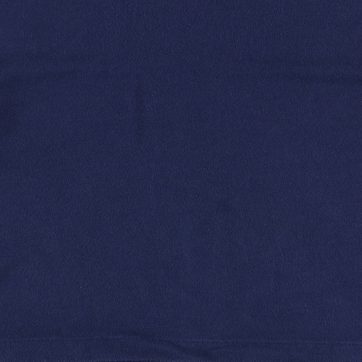 Ralph Lauren POLO RALPH LAUREN THE SKINNY POLO Big Pony Short-Sleeve Polo Shirt Women's Size L (approx.) cotton navy blue type Vintage Second Hand