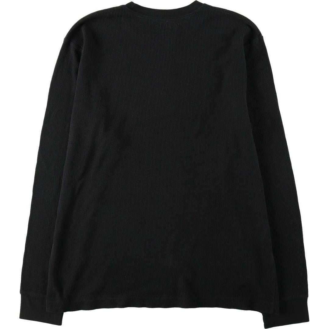NIRVANA Thermal Long-Sleeve Band T-Shirt (Women's Size XL) cotton black type Vintage Second Hand