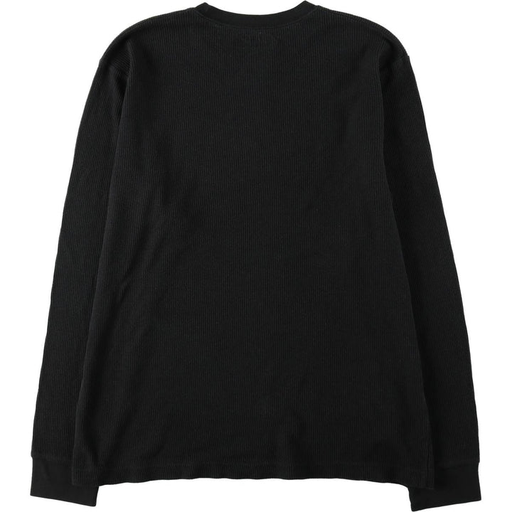NIRVANA Thermal Long-Sleeve Band T-Shirt (Women's Size XL) cotton black type Vintage Second Hand