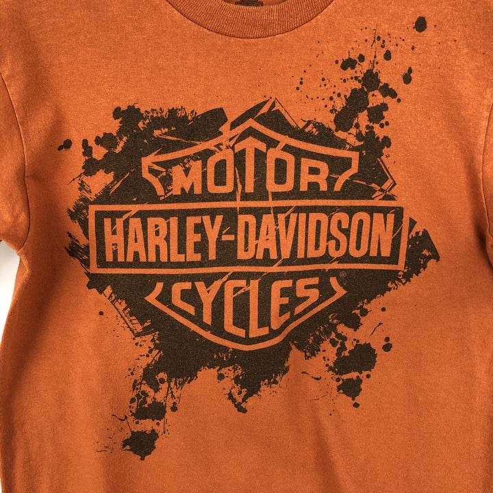 Harley-Davidson Motorcycle Bike T-shirt for women, size M cotton orange type Vintage Second Hand